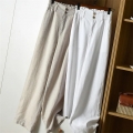 Chic Baggy Bud High Waist Line Wide Leg ​Pants Women‘s New Korean Design Solid Pant Female Classic Retro Daily Straight Trousers