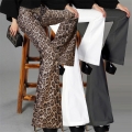 Fashion streetwear High Waist Leopard Print Flare Pants Women casual Sexy Bodycon Trousers office work Bell Bottom Pants