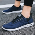 Men Sneakers for Male Running Knit Casual Walking Shoes Breathable Trendy Original Mesh Zapatillas Male Tennis Shoe