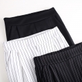 Loose High Waist Retro Black striped Harem Ankle-Length Pants Women Causal Basic Trousers Lady Spring Large Size 4XL Pants