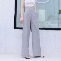 Solid High Waist Baggy Wide Leg Pants Women Spring Korean Style Office Pants New Female Chic Vintage Straight Trousers